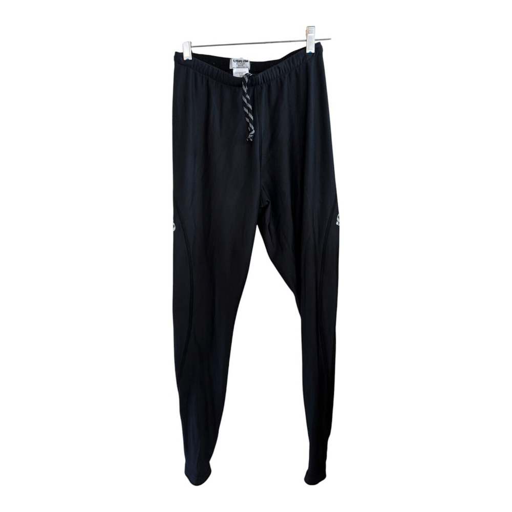 Pearl Izumi Cycling Leggings Black Ankle Zip Thermal Fleece Medium USA